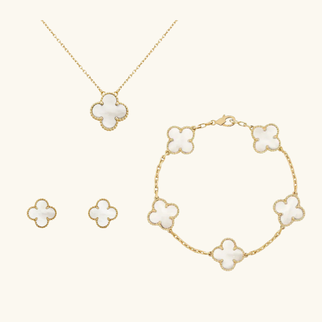 TRÉBOL | Conjunto Premium Dorado
