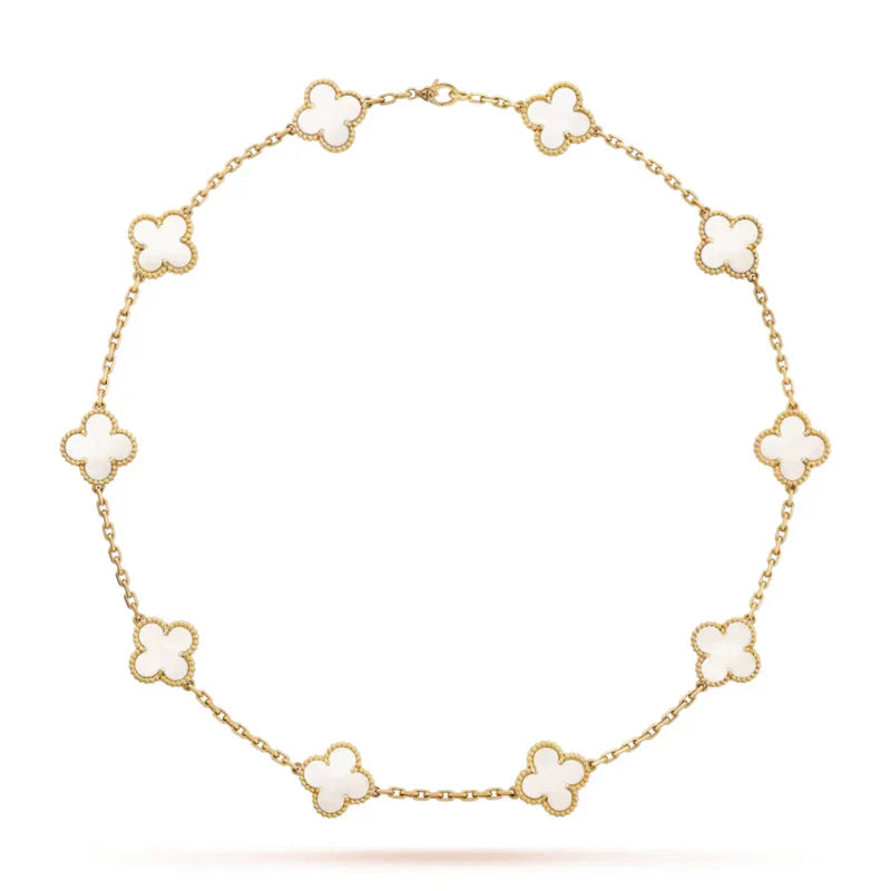 TRÉBOL | Collar Dorado con 10 Motivos