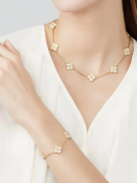 TRÉBOL | Pulsera de Oro Prestige