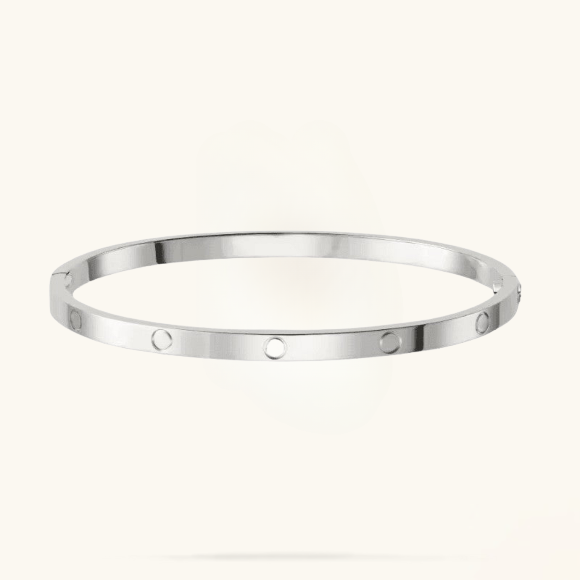ETERNIDAD | Pulsera delgada de plata