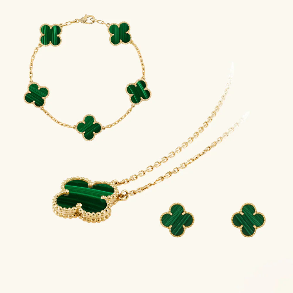 TRÉBOL | Conjunto Premium Dorado