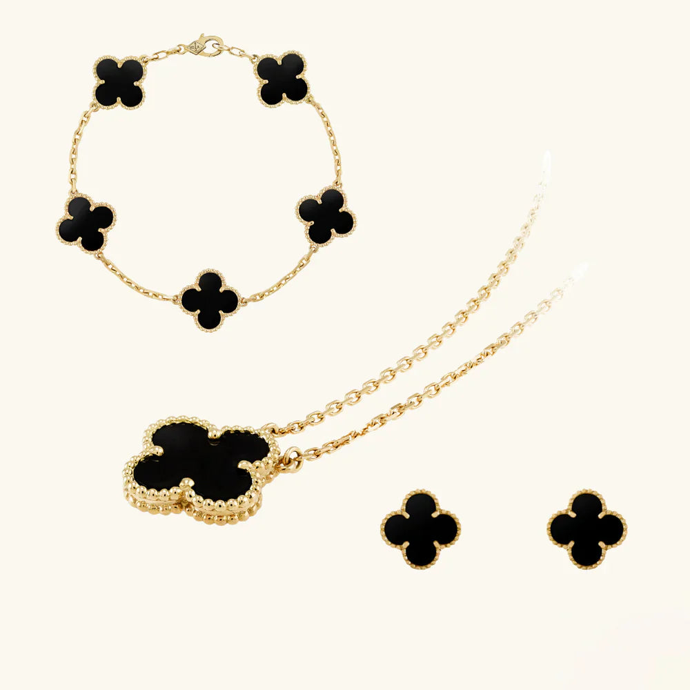 TRÉBOL | Conjunto Premium Dorado