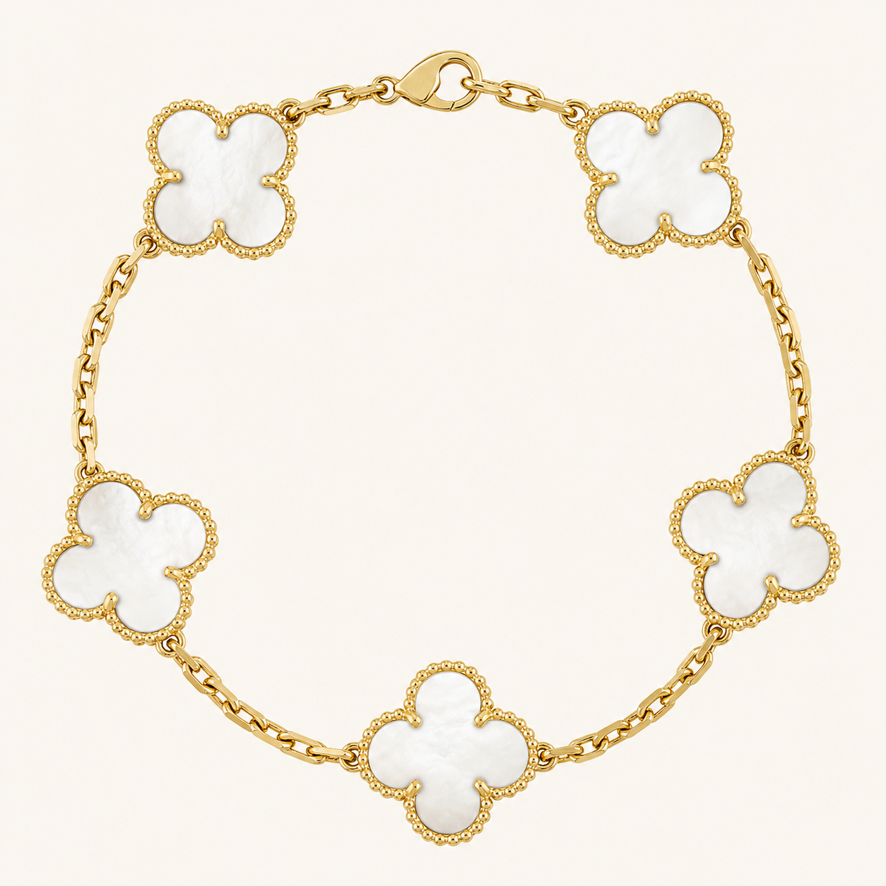 TRÉBOL | Blanca Pulsera
