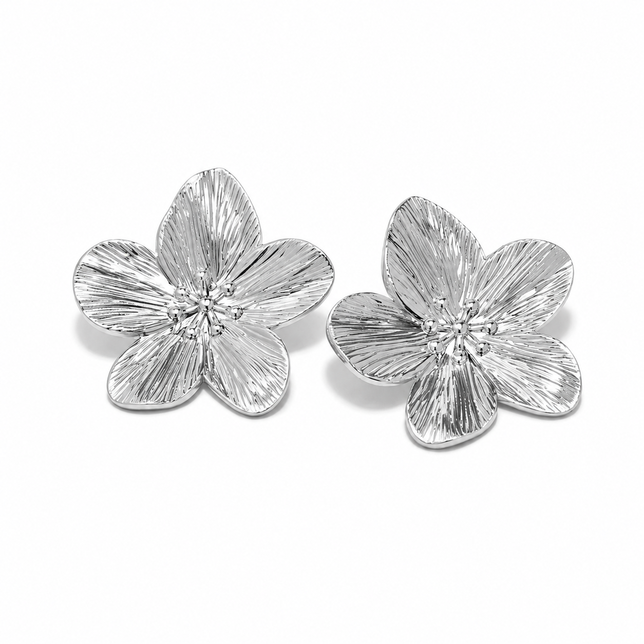 Pendientes de Jazmín de Plata