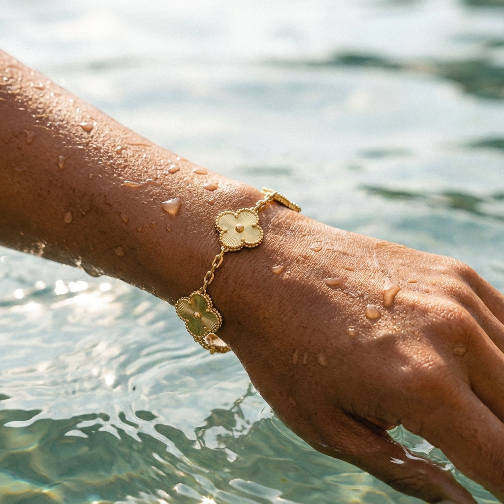 Pulsera Trébol Oro