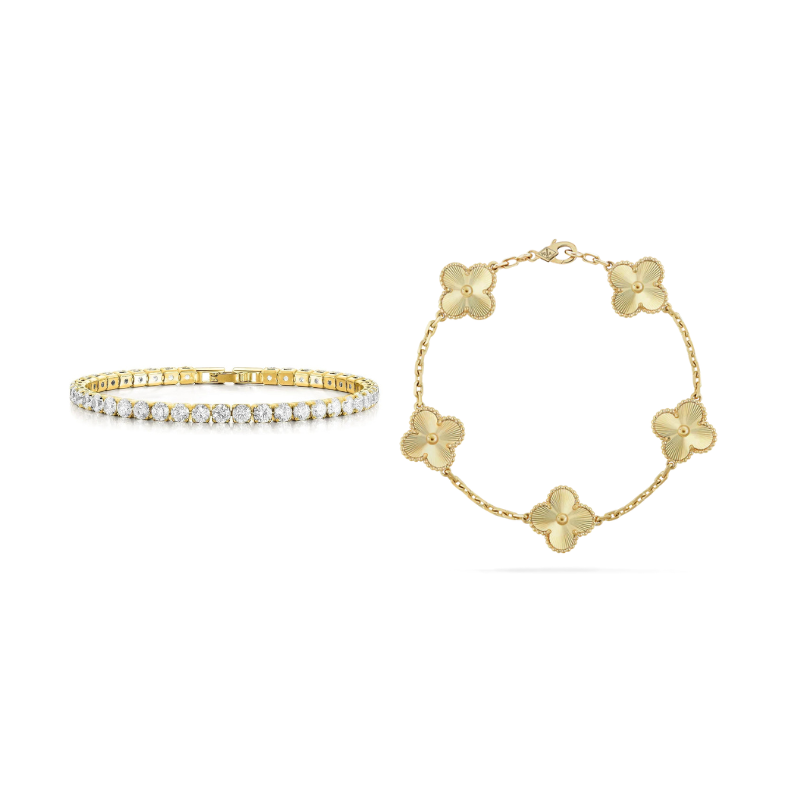 Conjunto de pulseras "Uno" (de 2 piezas)