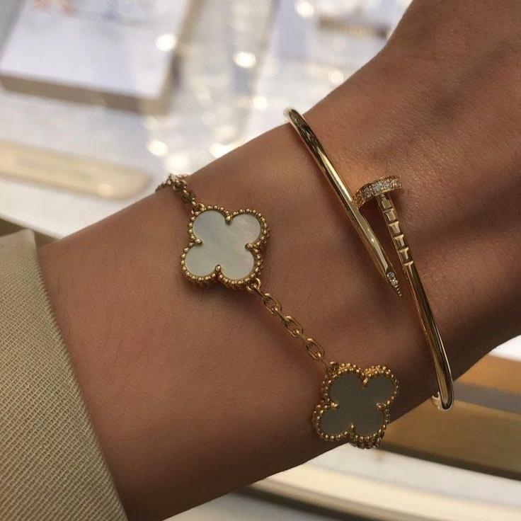 TRÉBOL | Blanca Pulsera