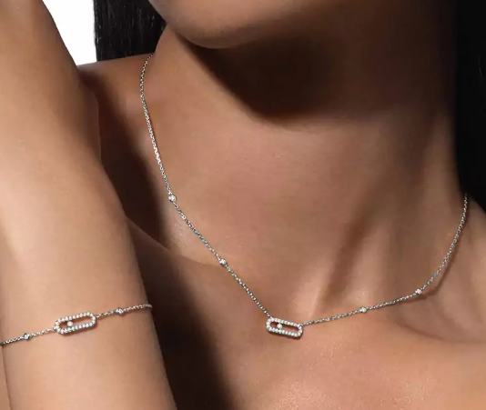 EXCLUSIVO | Collar Mollyanne Diamanté Uno – Plateado