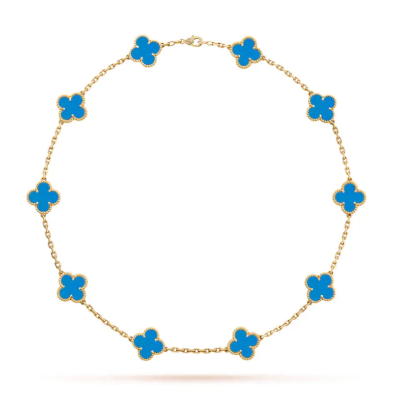 TRÉBOL | Collar Dorado con 10 Motivos