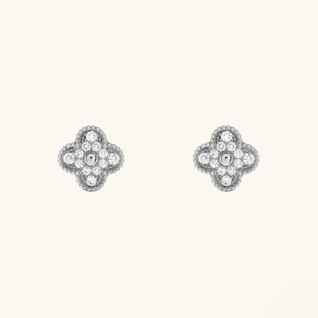 TRÉBOL | Pendientes de Plata Prestige