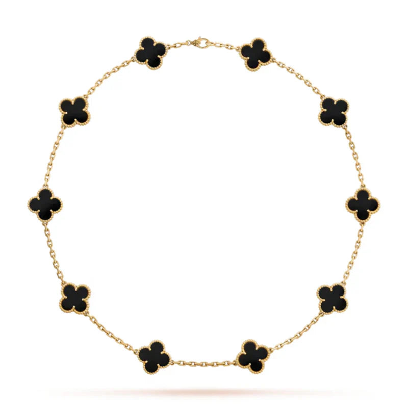 TRÉBOL | Collar Dorado con 10 Motivos