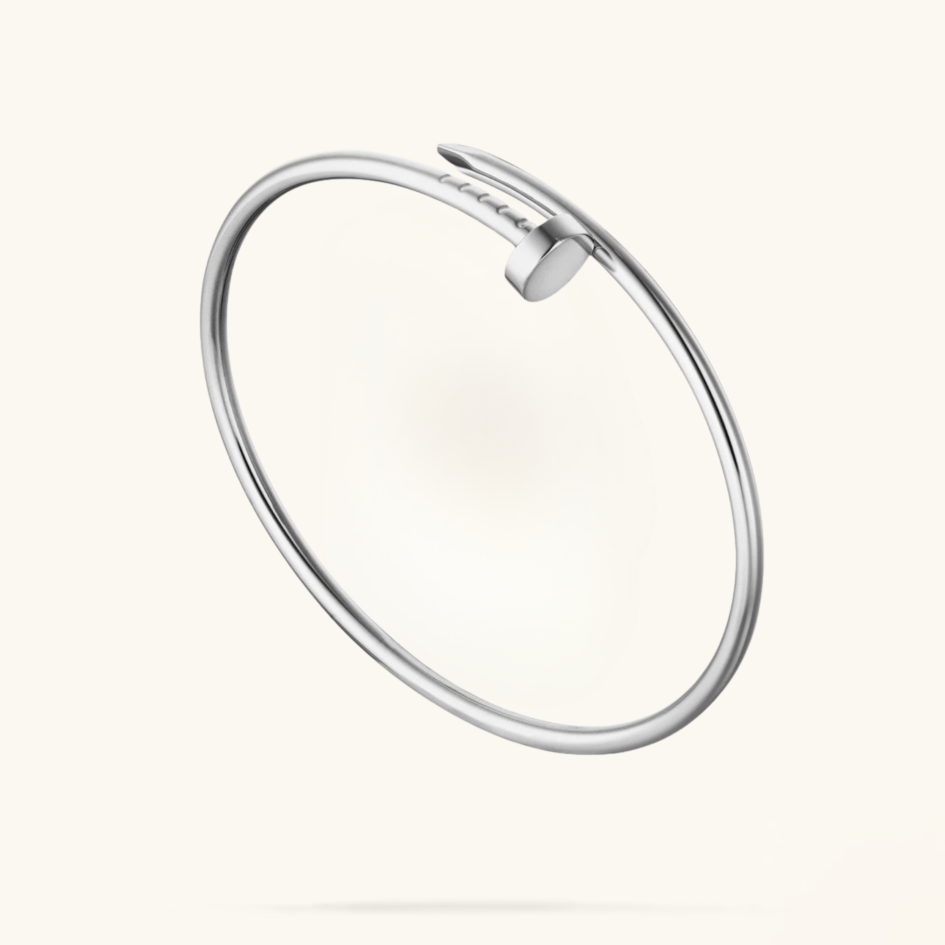 CLAVO | Pulsera Fina de Plata