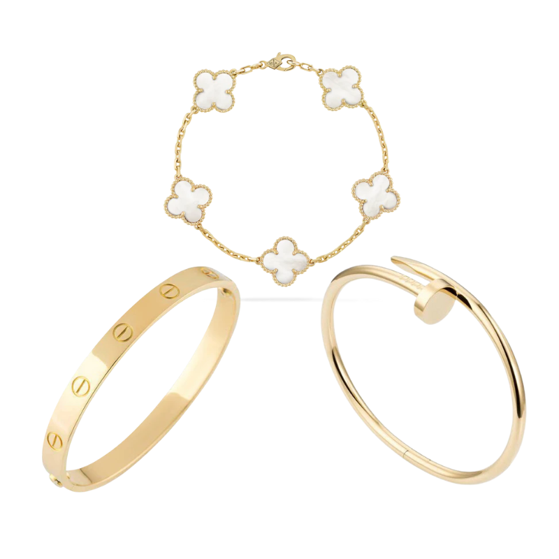 Conjunto de Pulseras de 3 Piezas "Ellen"