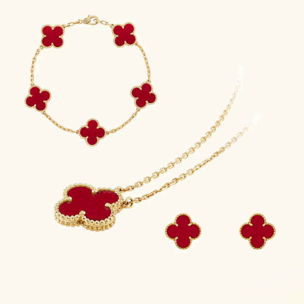 TRÉBOL | Conjunto Premium Dorado