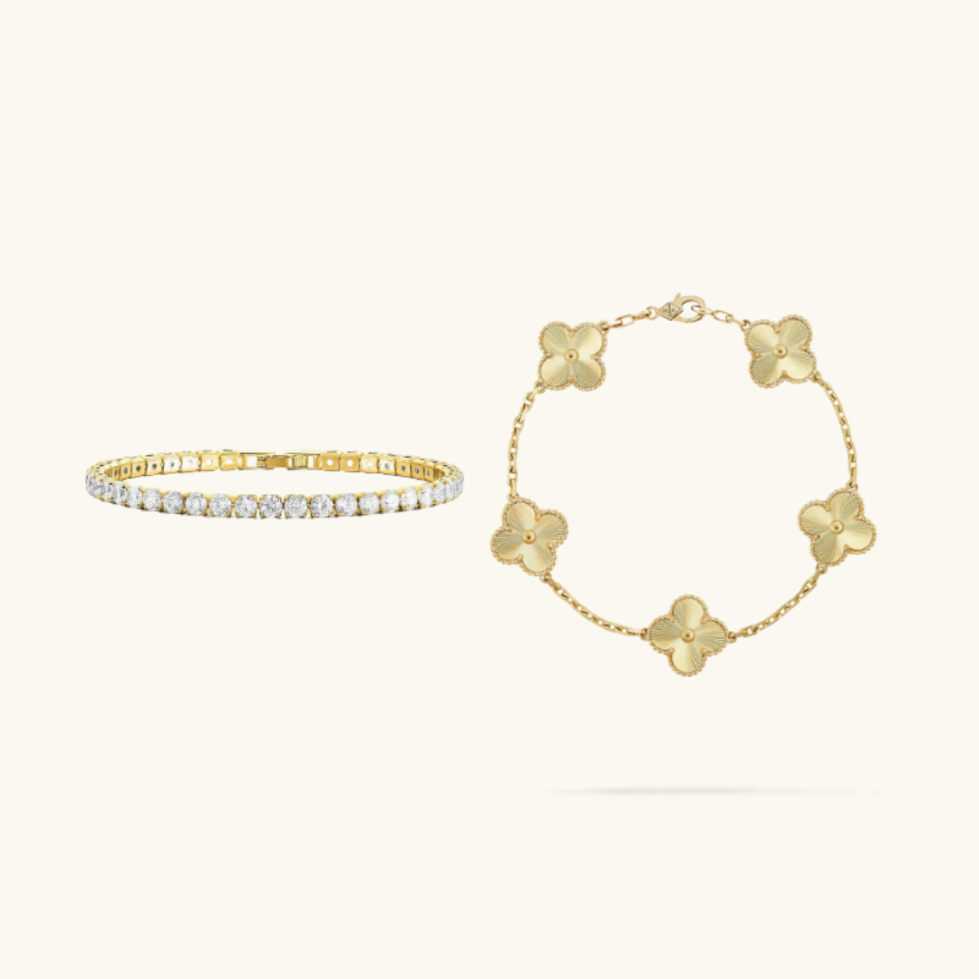 Conjunto de pulseras "Uno" (de 2 piezas)