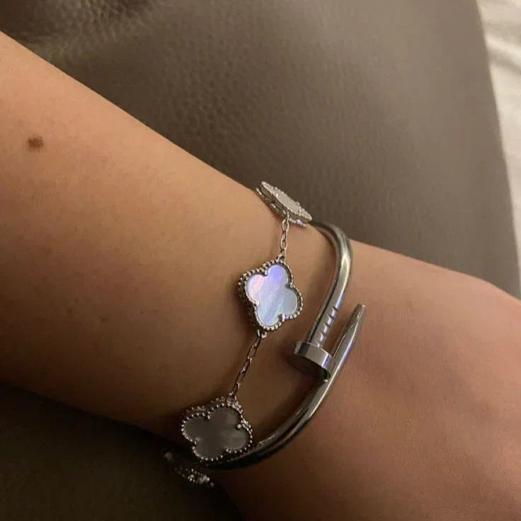 TRÉBOL | Blanca Pulsera