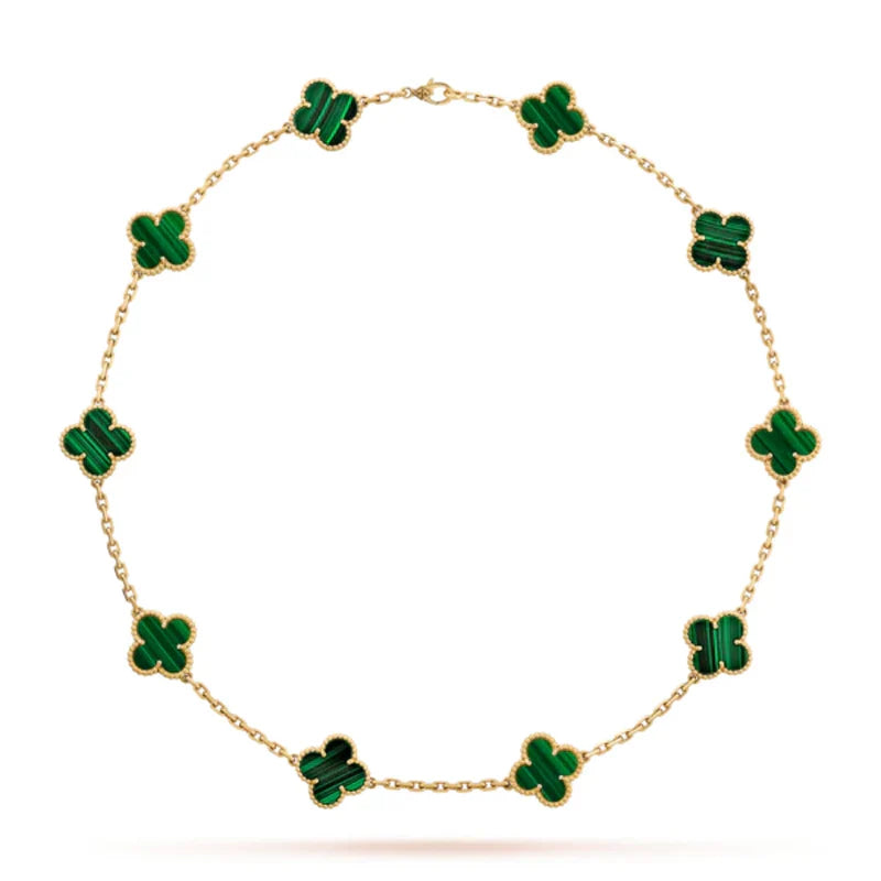 TRÉBOL | Collar Dorado con 10 Motivos
