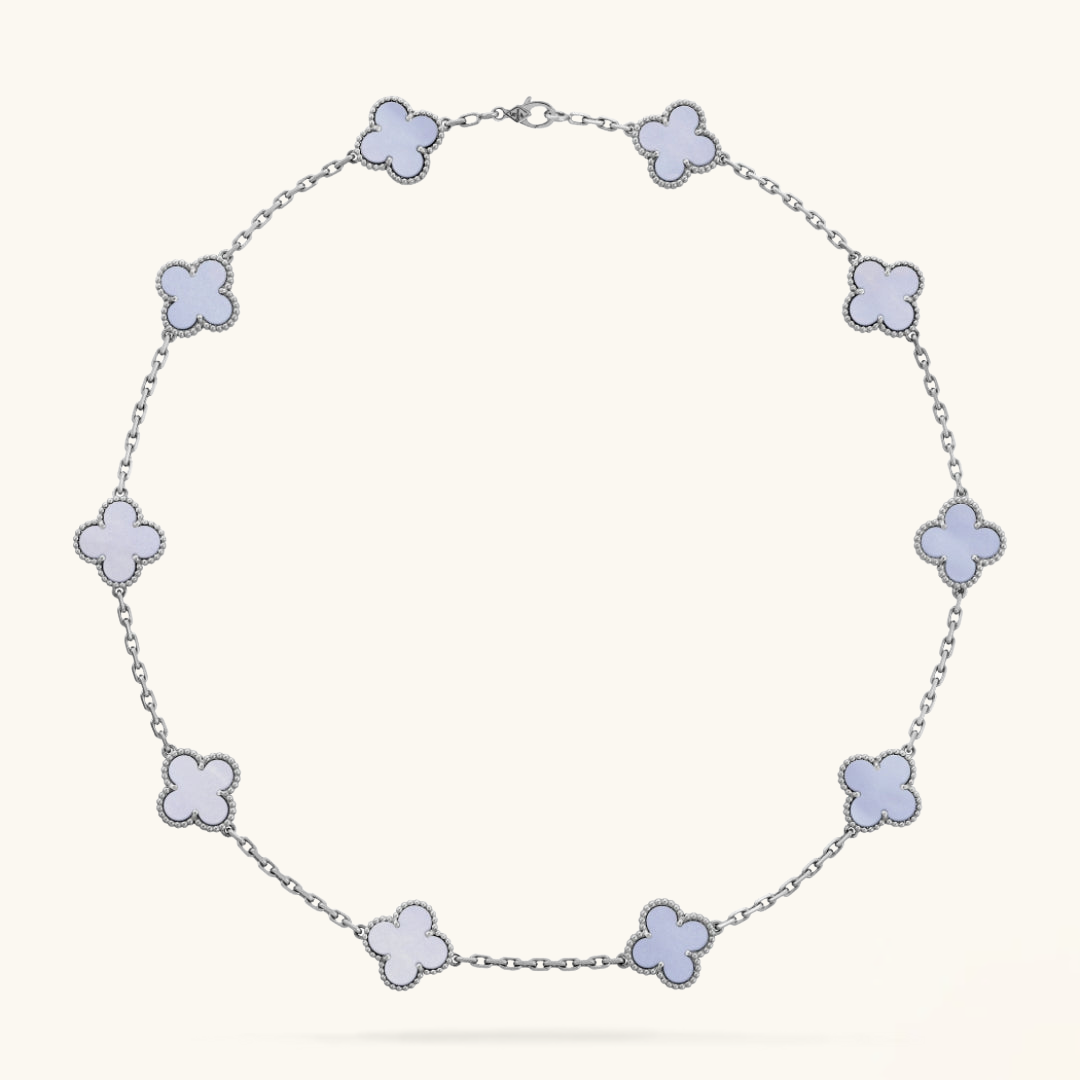TRÉBOL | Collar Púrpura 10 Motivos