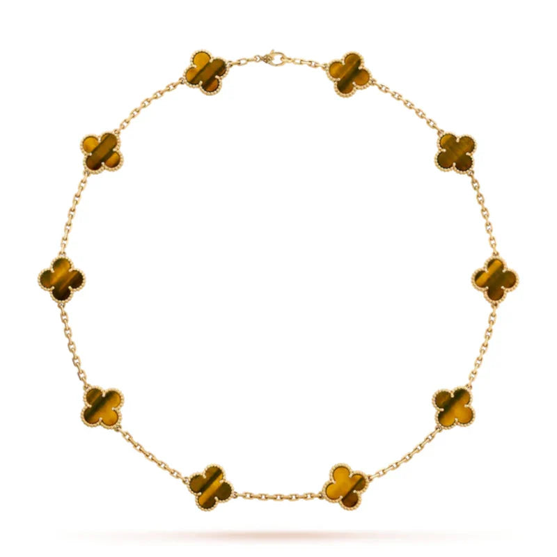 TRÉBOL | Collar Dorado con 10 Motivos