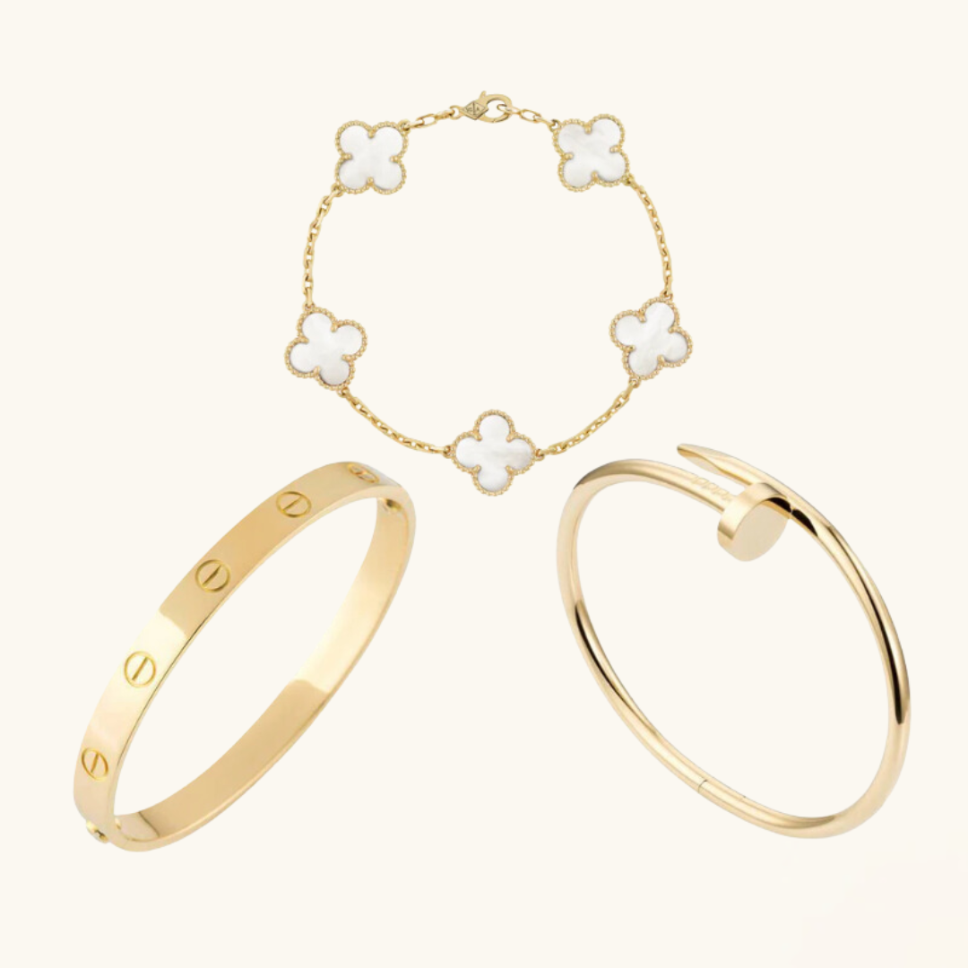 Conjunto de Pulseras de 3 Piezas "Ellen"