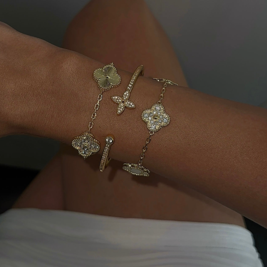 Conjunto de Pulseras en Forma de Estrella - 2 Piezas
