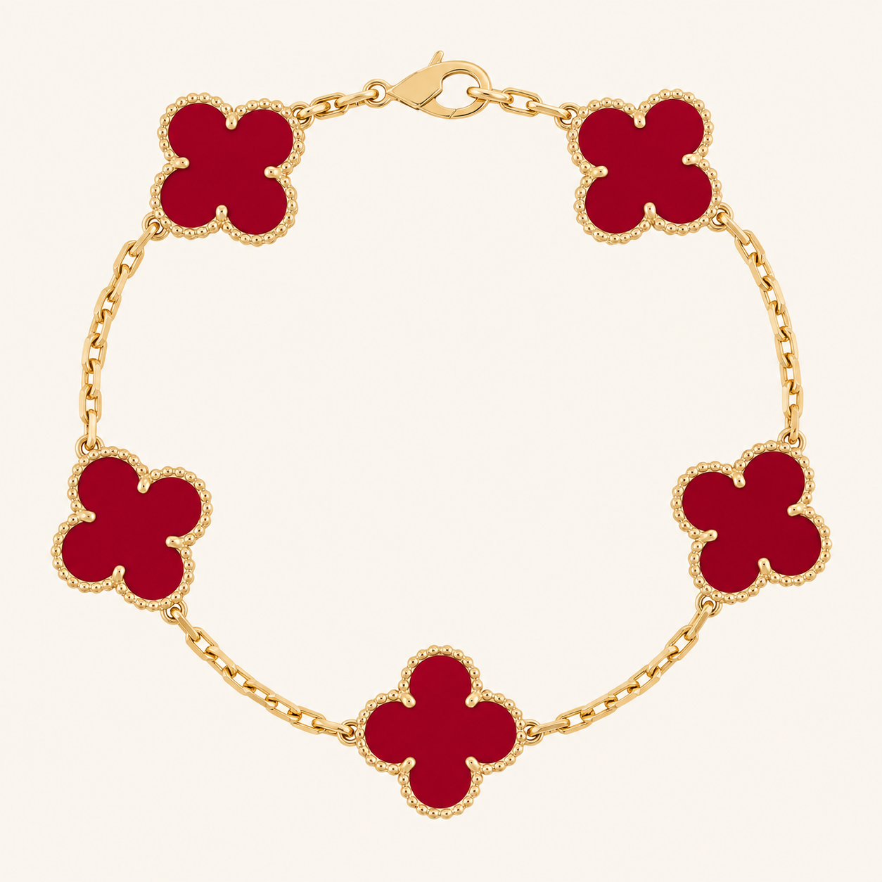 TRÉBOL | Pulsera Roja