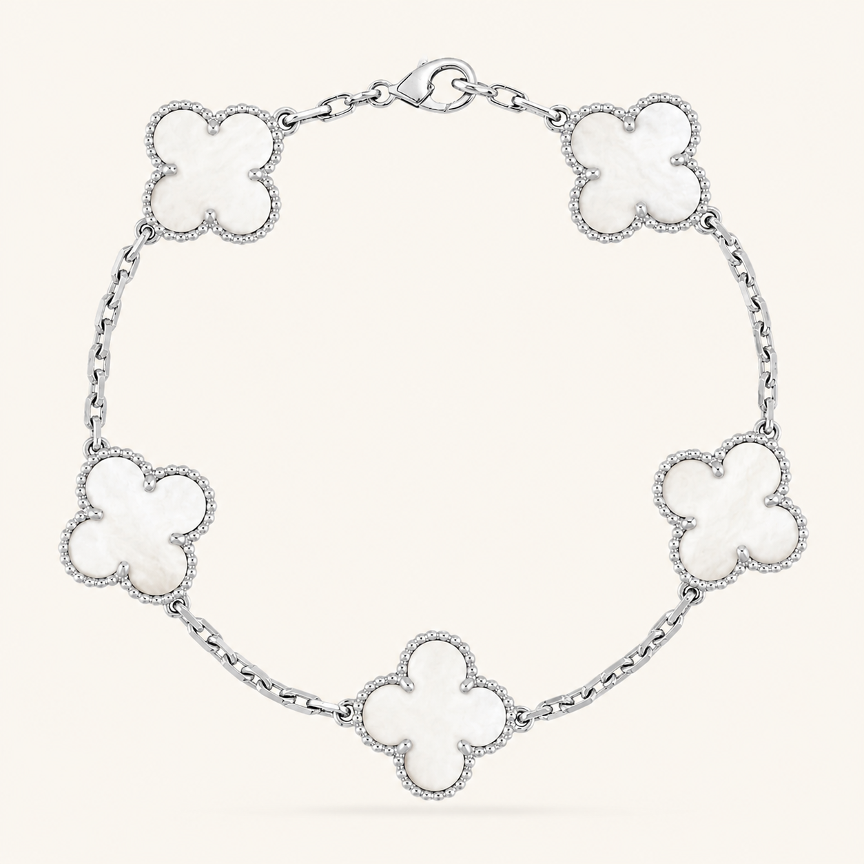 TRÉBOL | Blanca Pulsera