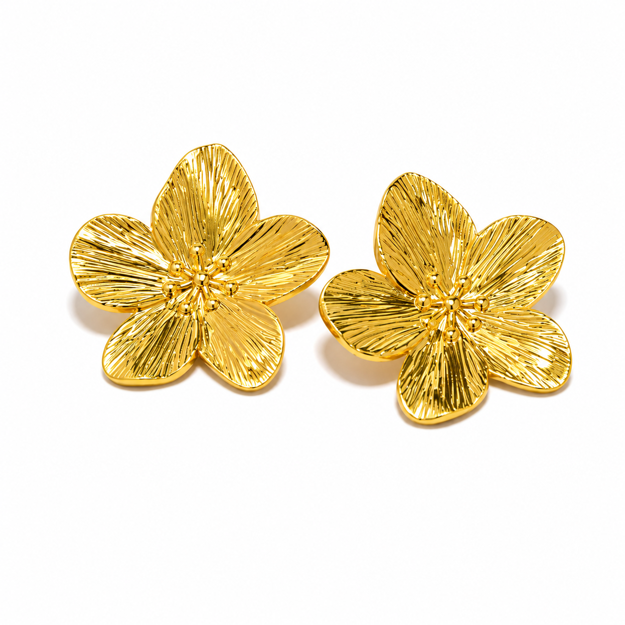 Pendientes de Jazmín Dorados