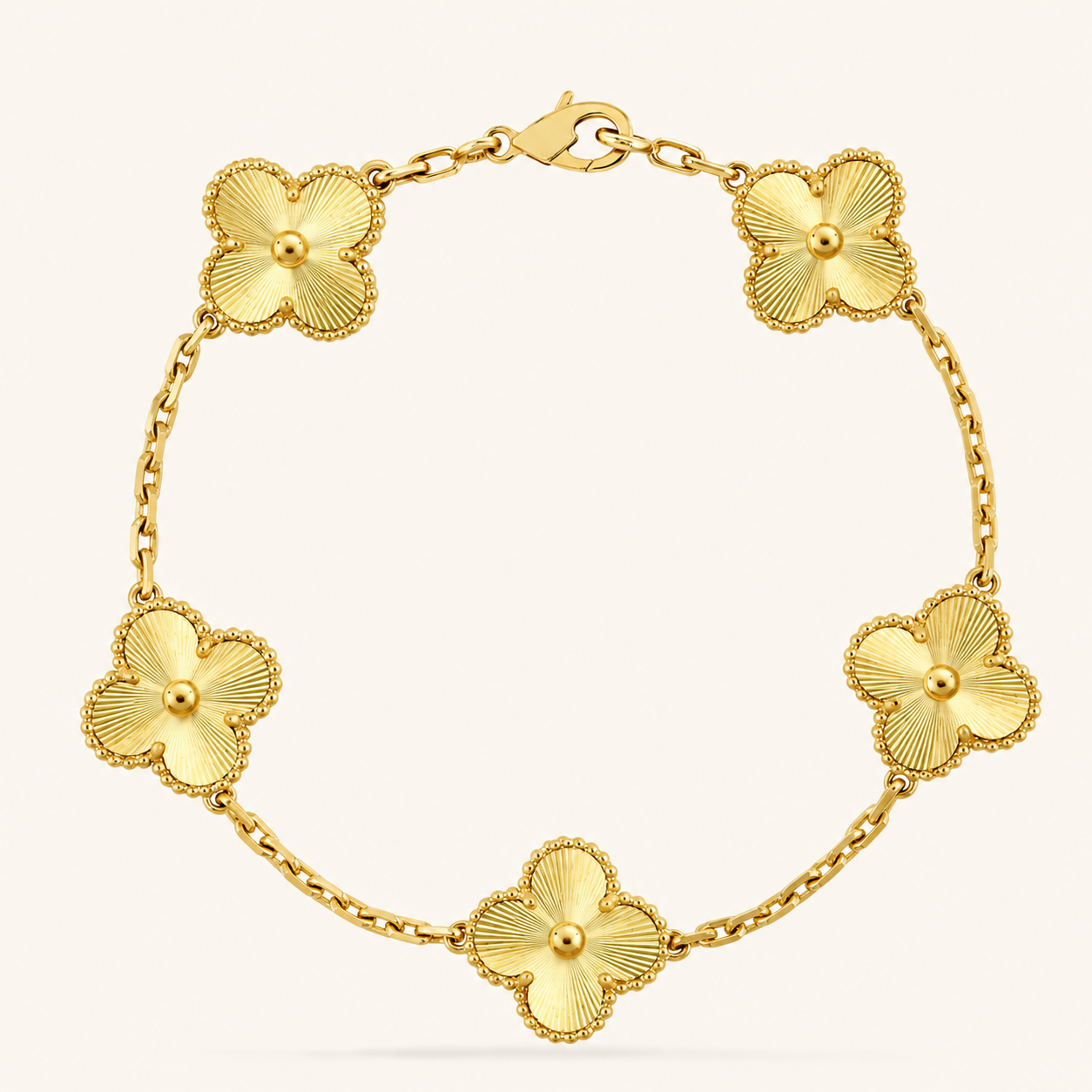 Pulsera Trébol Oro