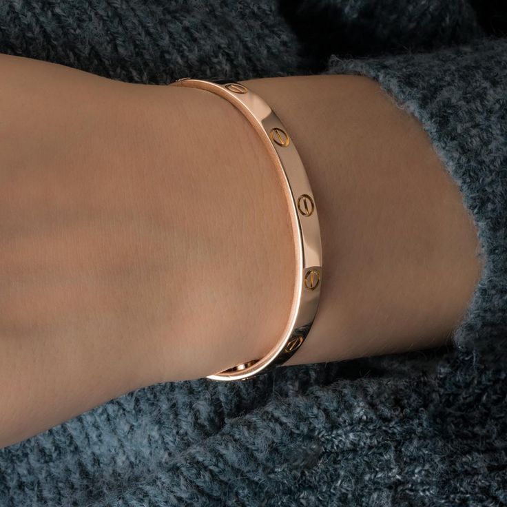 ETERNIDAD | Pulsera Delgada en Oro Rosa