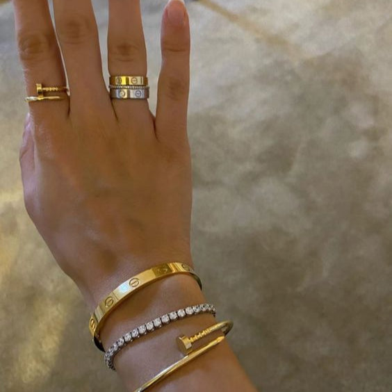 CLAVO | Pulsera de Oro