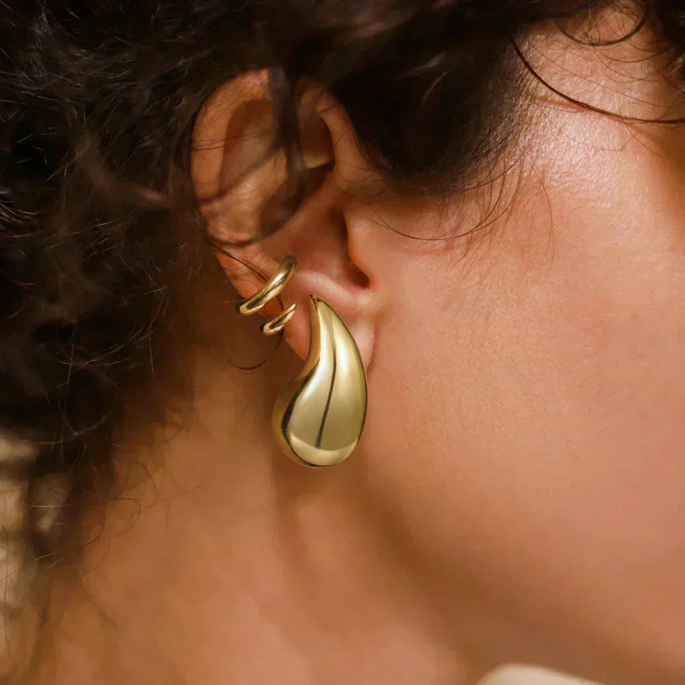 Pendientes de Oro Sandra Teardrop