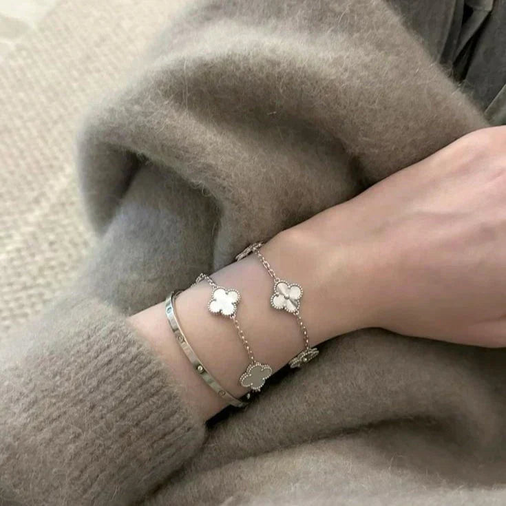 TRÉBOL | Blanca Pulsera